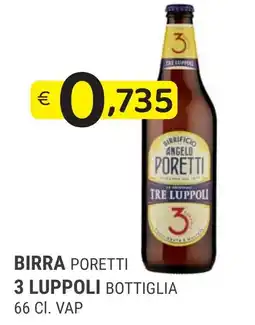 Samia Cash and Carry Birra poretti 3 luppoli offerta