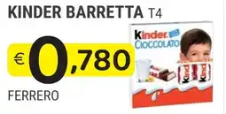 Samia Cash and Carry Ferrero kinder barretta t4 offerta