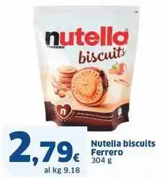 Sigma Nutella biscuits Ferrero offerta