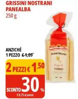 Tigros Grissini nostrani panealba offerta