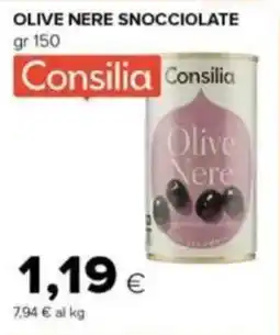 Tigre Consilia olive nere snocciolate offerta