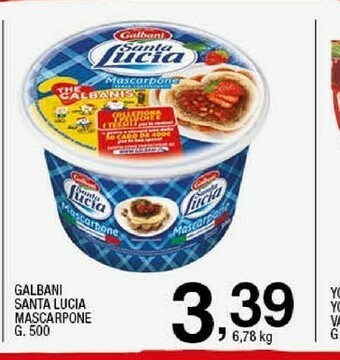 Sigma Mascarpone santa lucia 500 g(ml) offerta