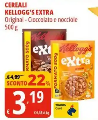 Tigros Cereali kellogg's extra offerta