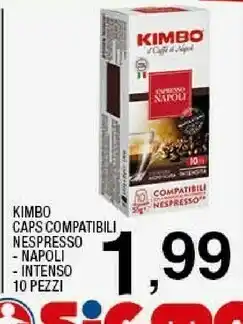 Sigma Caps compatibili nespresso - napoli - intenso offerta