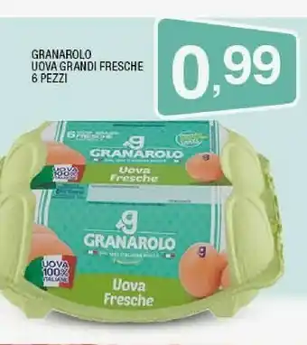 6 uova fresche da allevamento a terra