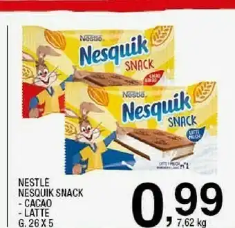 Ok Sigma Nesquik snack cacao 26 g(ml) offerta