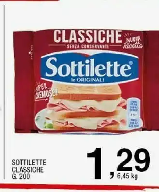 Ok Sigma Sottilette le originali classiche offerta