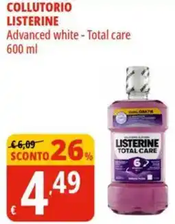 Tigros Collutorio listerine offerta