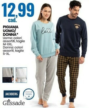Eurospin Glissade pigiama donna offerta