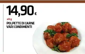 Superconti Polpette di carne offerta