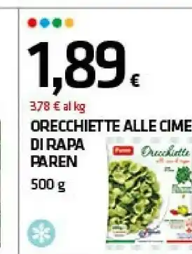 Superconti Orecchiette alle cime di rapa offerta