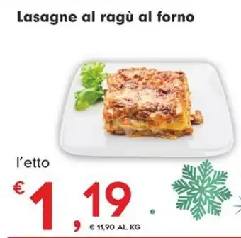 DeSpar Express Lasagne al ragù al forno offerta