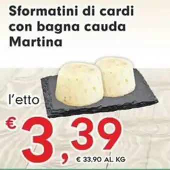 DeSpar Express Sformatini di cardi con bagna cauda Martina offerta