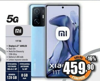 Unieuro 11t 5g offerta