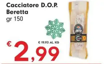 DeSpar Express Cacciatore D.O.P. Beretta offerta