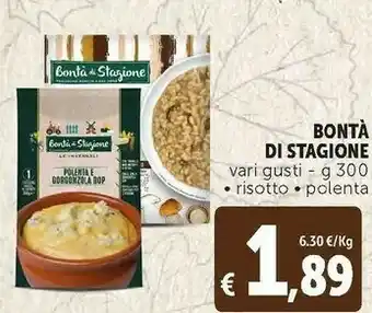 Deco Supermercati Bonta di stagione risotto offerta