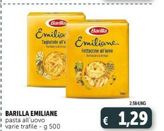 Deco Supermercati Fettuccine all'uovo emiliane 500 g(ml) offerta