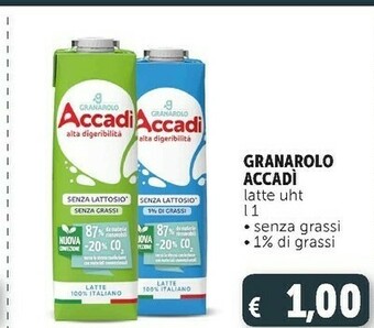 Deco Supermercati Accadi latte uht offerta
