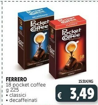 18 pocket coffee
