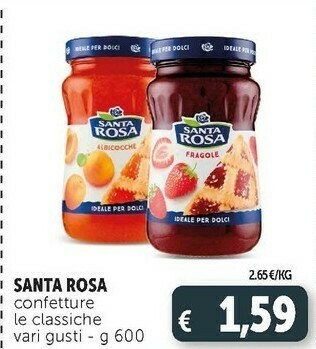 Deco Supermercati Confettura di fragole 600 g(ml) offerta