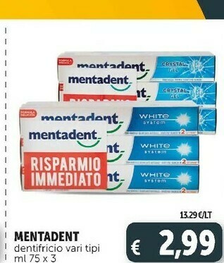 Deco Supermercati Dentifricio vari tipi offerta