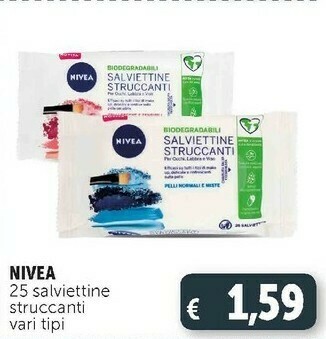 Deco Supermercati 25 salviettine struccanti offerta