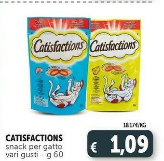 Deco Supermercati Catisfactions snack per gatto offerta