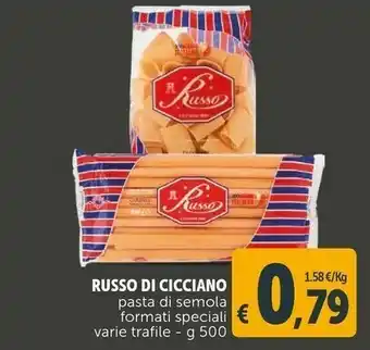 Deco Supermercati Russo di cicciano pasta di semola formati speciali offerta