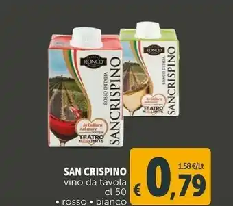 Deco Supermercati San crispino vino da tavola offerta
