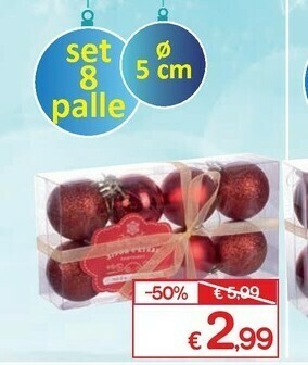 Satur Palle di natale offerta