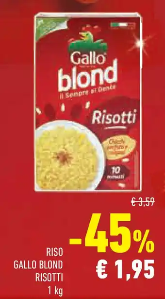 Conad Superstore Riso gallo blond RISOTTI offerta