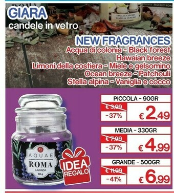 Satur Candele offerta