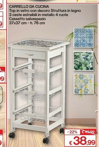 Satur Carrello cucina offerta