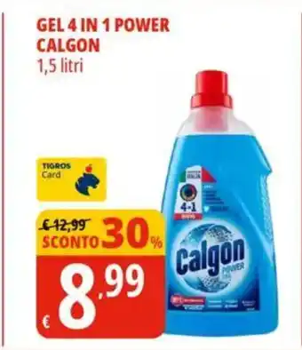 Tigros Gel 4 in 1 power calgon offerta