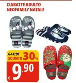 Tigros Ciabatte adulto neofamily natale offerta