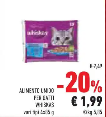 Conad Superstore Alimento umido per gatti WHISKAS offerta