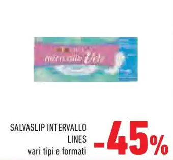 Conad Superstore Salvaslip intervallo LINES offerta