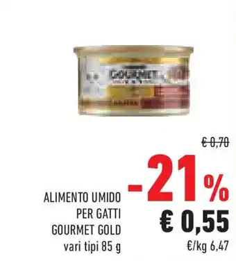 Conad Superstore Alimento umido per gatti gourmet gold offerta