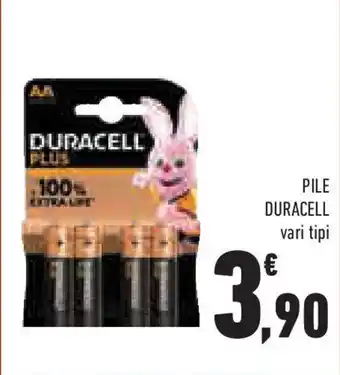 Conad Superstore Pile vari tipi DURACELL offerta