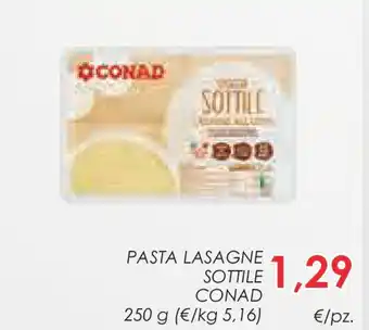 Conad Superstore Pasta lasagne sottile CONAD offerta