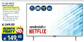 Esselunga Tv led 32mtc6100z offerta