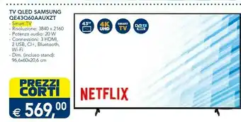 Esselunga Tv led qe43q60aauxzt offerta