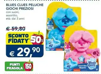 Esselunga Blues clues peluche offerta