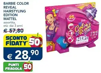 Barbie color reveal hairstyling edition