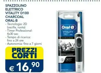 Esselunga Spazzolino elettrico vitality d100 charcoal offerta