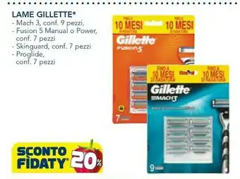 Esselunga Mach3 rasoio da uomo offerta