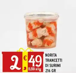 Gecop Norita trancetti di surimi offerta