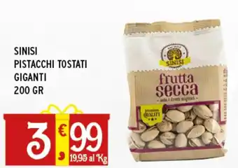 Gecop Sinisi pistacchi tostati giganti offerta