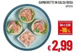 A&O Gamberetti in salsa rosa all'etto offerta