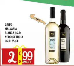 Gecop Crifo malvasia bianca i.g.p. nero di troia i.g.p. offerta